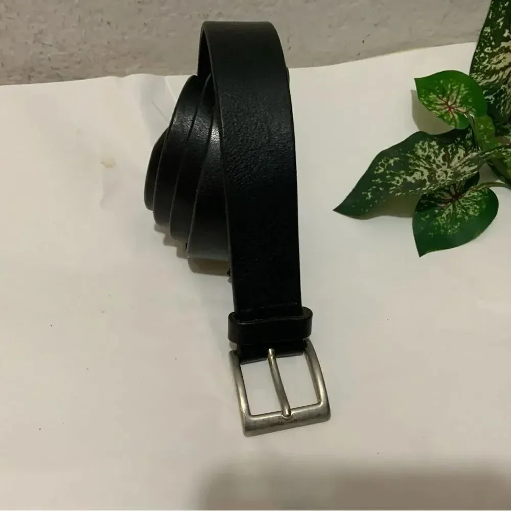 Trafalgar Mens Black soft Leather Belt Size 42